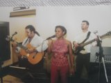 Junhinho(violão) Ivanir(baixo) e eu (cantora)